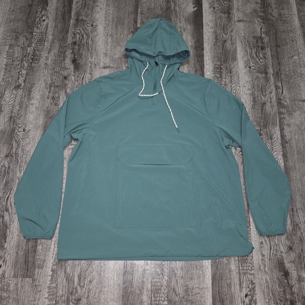 Avalanche Teal Windbreaker